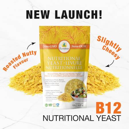 Ecoideas Nutritional Yeast Keto Friendly NON GMO 125g