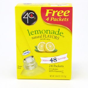 4C Tottaly light to go drink mix - Lemonade front of box image