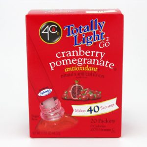 4C Tottaly light to go drink mix - Cranberry pomegranate front of box image