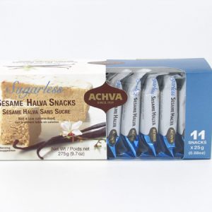 Achva Sesame Halva Snacks top of box image
