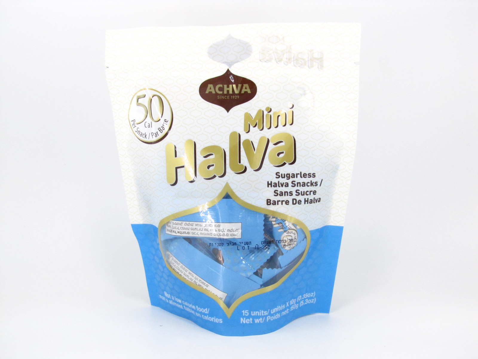 Achva Halva - Mini pack of 15x10g front of bag image