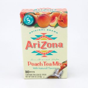Arizona Peach Tea Mix front of box image