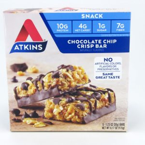 Chocolate Chip Crisp Bar front of box image