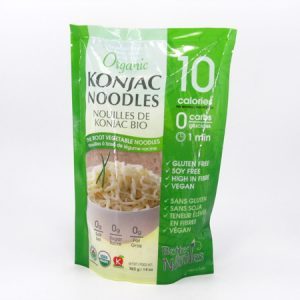 Organic Konjac Noodles front of bag