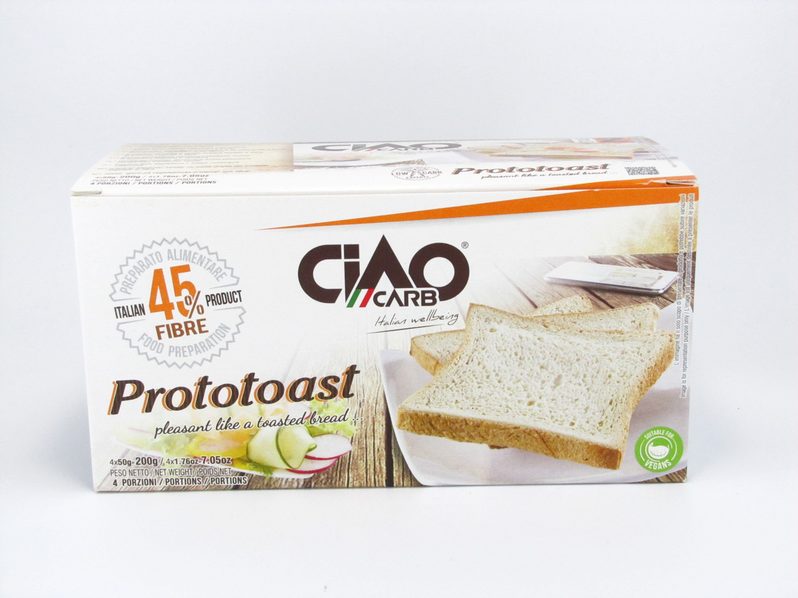 Ciao Carb Prototoast - Original - front view Ciao Carb Prototoast - Original - front view