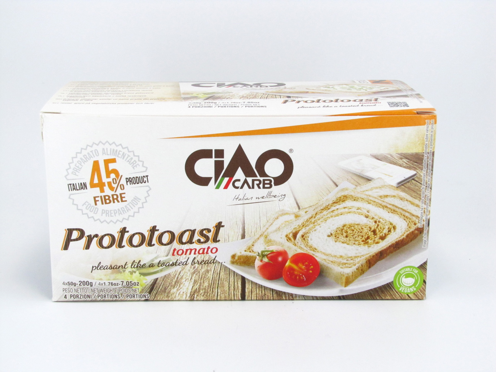 Ciao Carb Prototoast - Tomato - front view