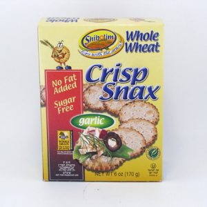 Shibolim Crisp Snax - Garlic - front view