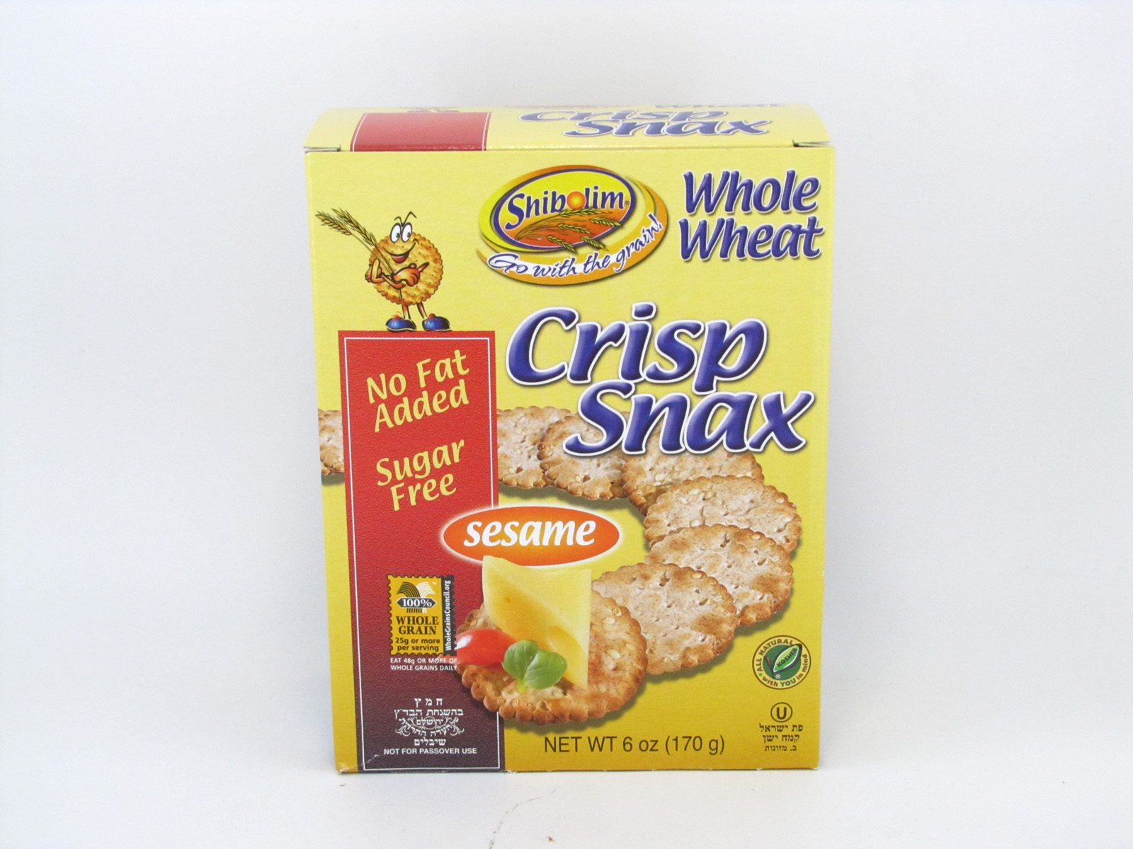 Shibolim Crisp Snax - Sesame - front view Shibolim Crisp Snax - Sesame - front view