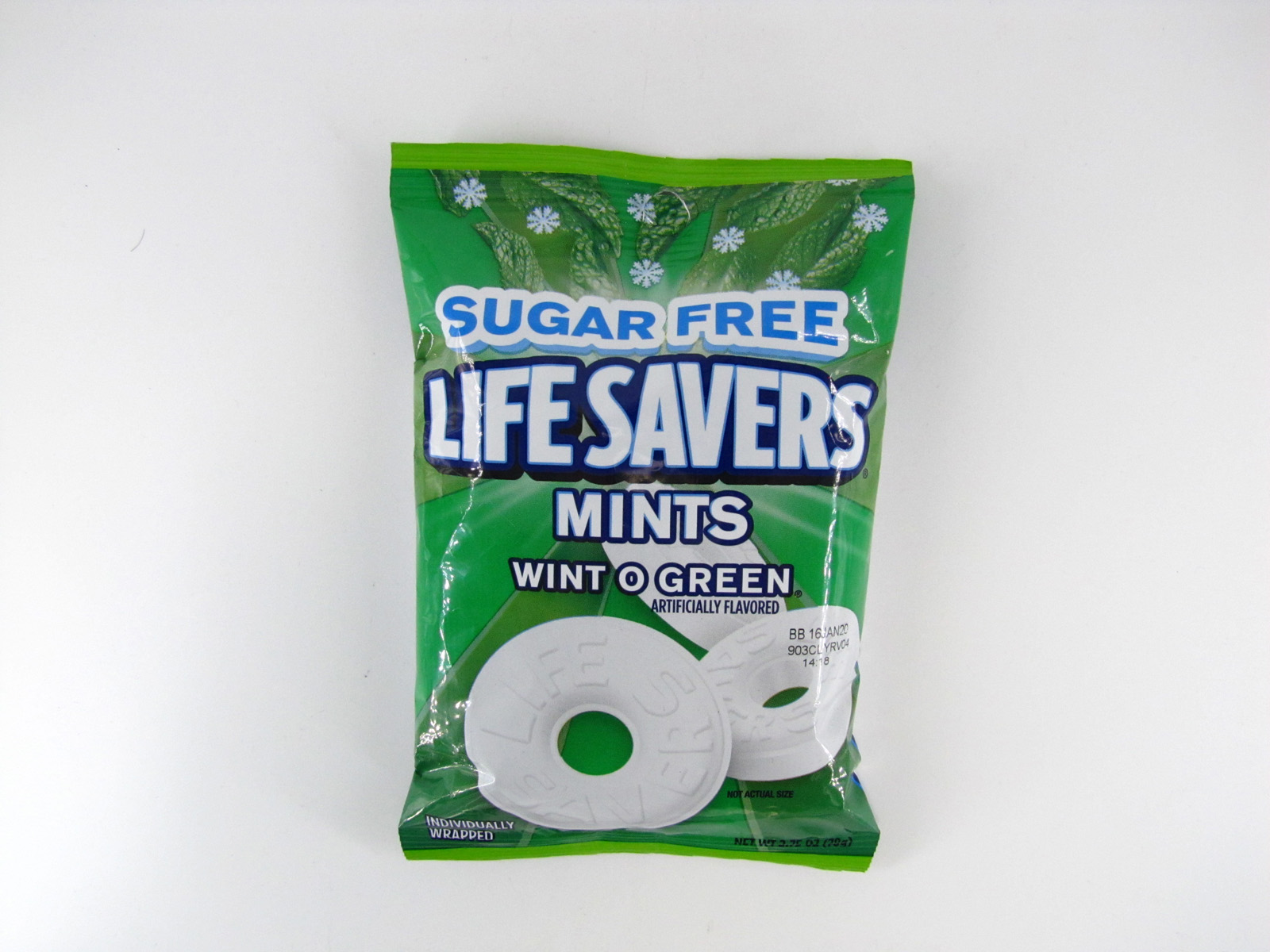 Lifesavers Wint-O-Green - front view Lifesavers Wint-O-Green - front view