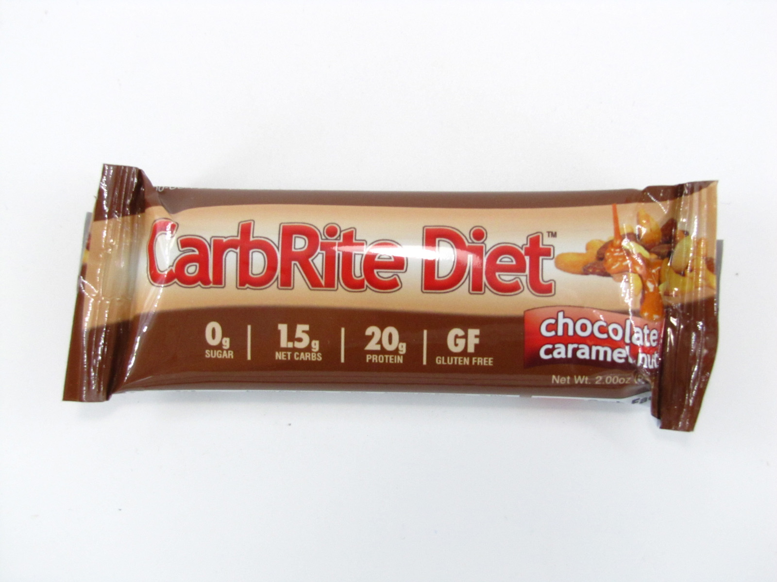 Doctor's CarbRite Diet - Chocolate Caramel Nut - front view Doctor's CarbRite Diet - Chocolate Caramel Nut - front view
