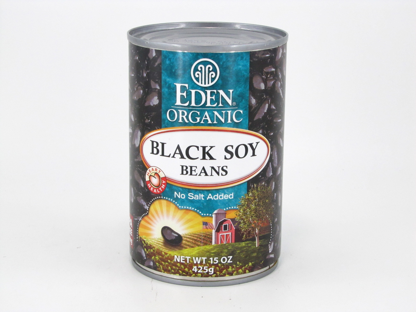 Eden Organic Black Soy Beans - front view