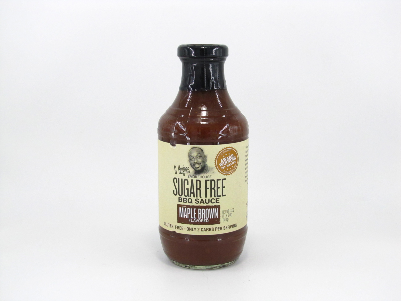 G Hughes BBQ Sauce - Maple Brown - front view G Hughes BBQ Sauce - Maple Brown - front view