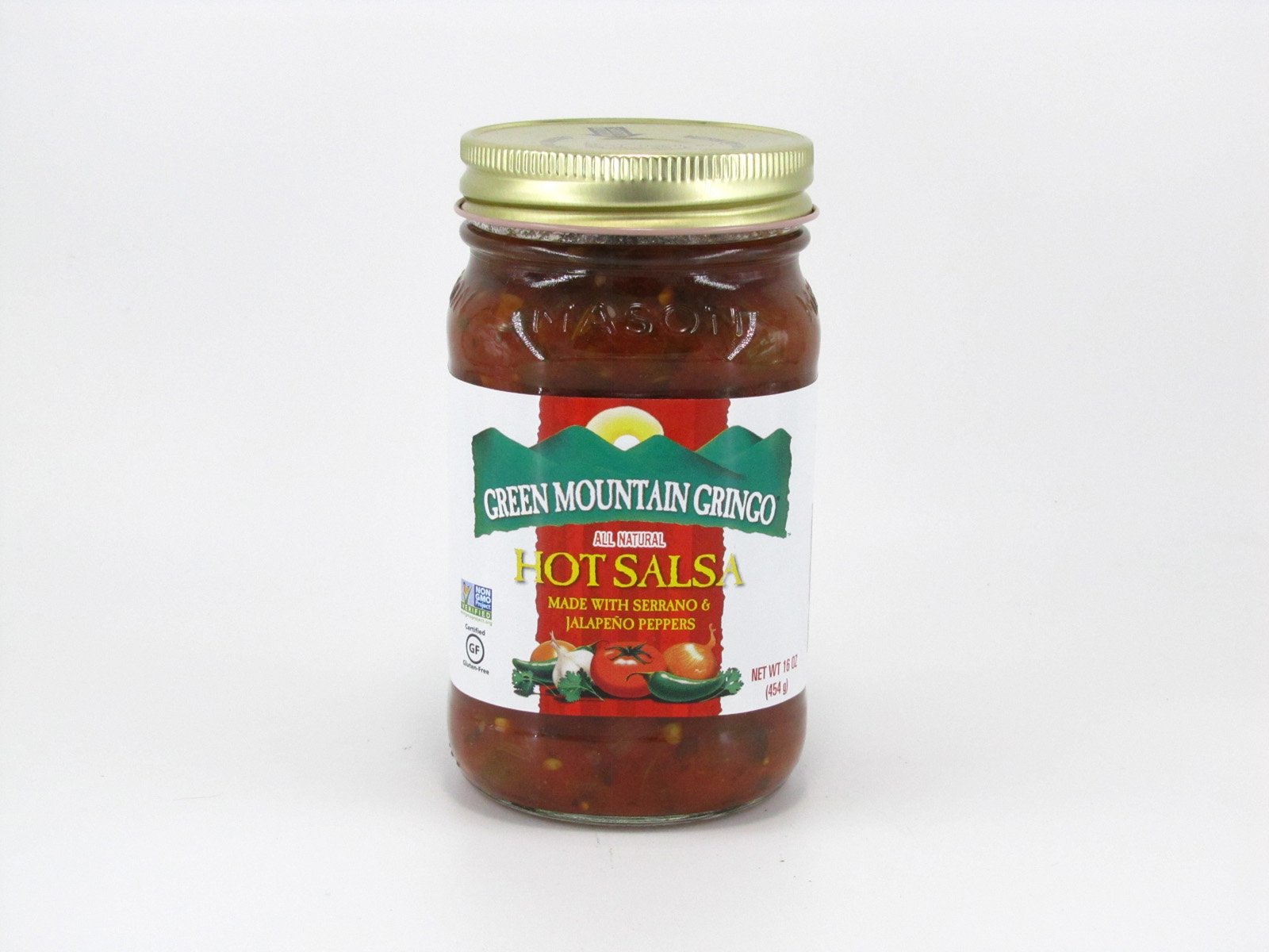 Green Mountain Gringo Salsa - Hot - front view