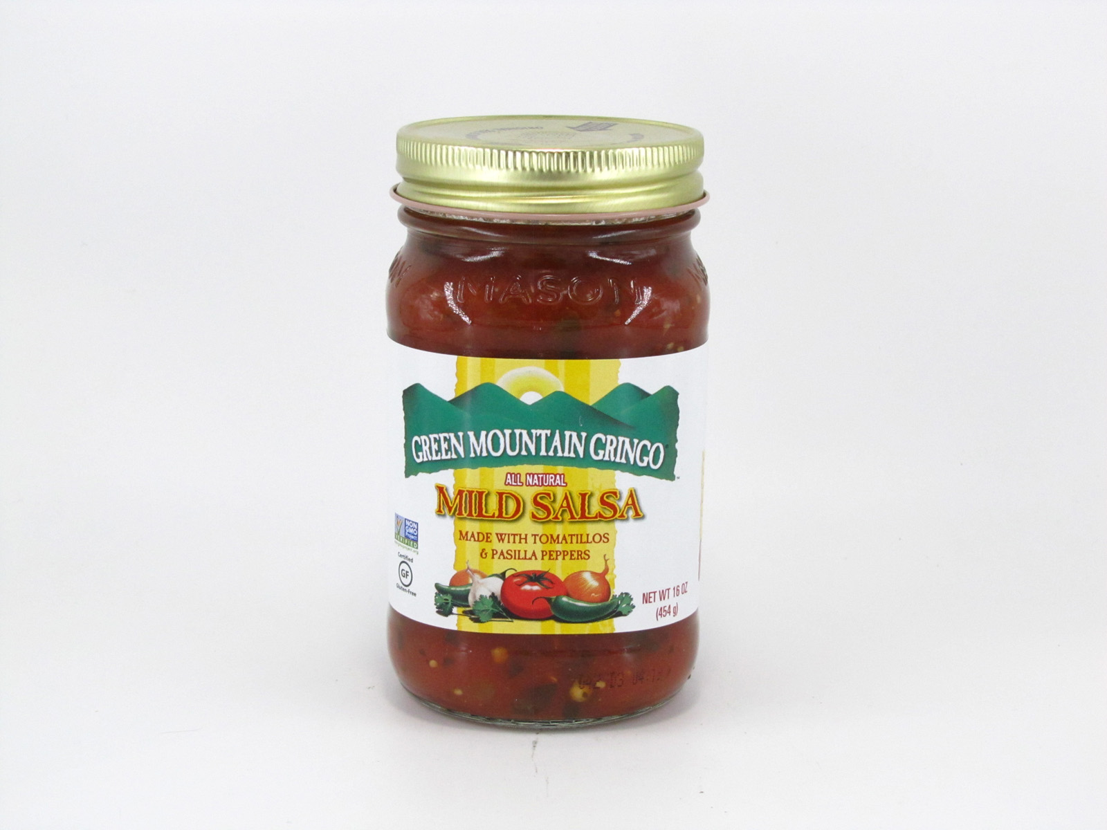 Green Mountain Gringo Salsa - Mild - front view