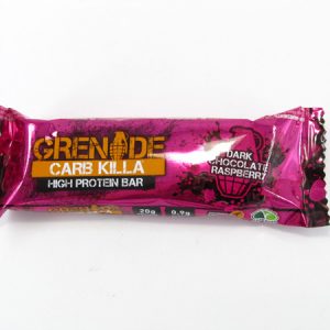 Grenade Carb Killa Protein Bar - Dark Chocolate Raspberry - front view