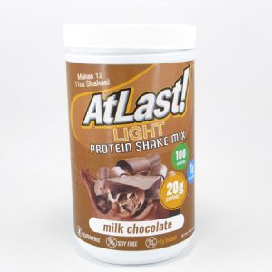 AtLast Light Protein Shake Mix - Milk Chocolate - front view