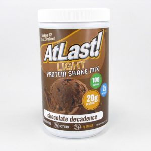 AtLast Light Protein Shake Mix - Chocolate Decadence - front view