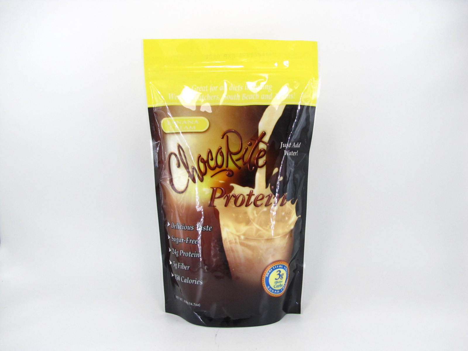Chocorite Protein Shake (1lb) - Banana Cream - front view