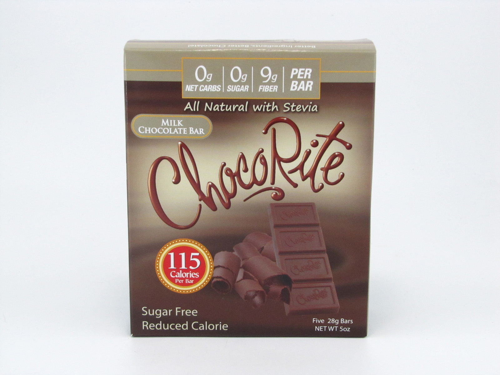 Chocorite Bar (Five 28g ) - Milk Chocolate- front view