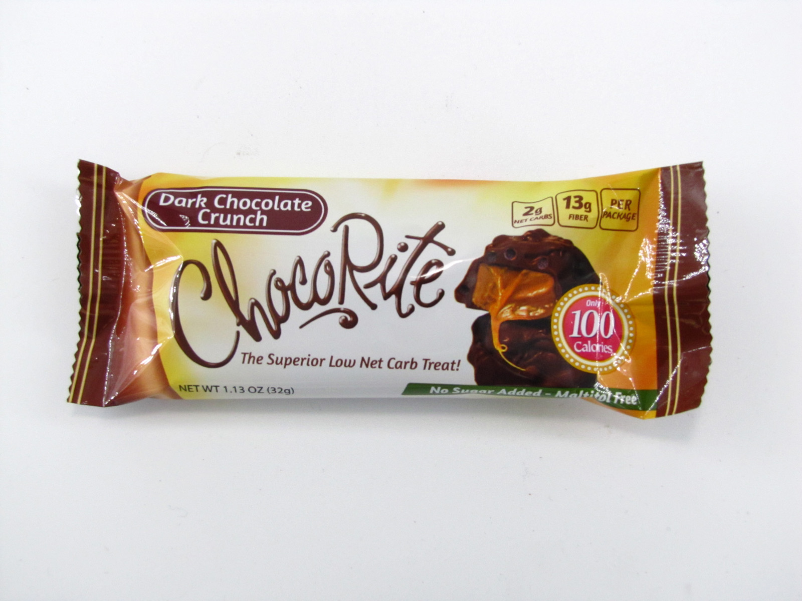Chocorite Bar (32g) - Dark Chocolate Crunch - front view