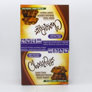 Chocorite Bar (32g) - Milk Chocolate Pecan Cluster Box of 16 - front view