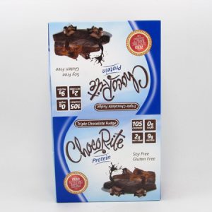 Chocorite Protein Bar ( 34g)- Triple Chocolate Fudge Box of 16 - front view