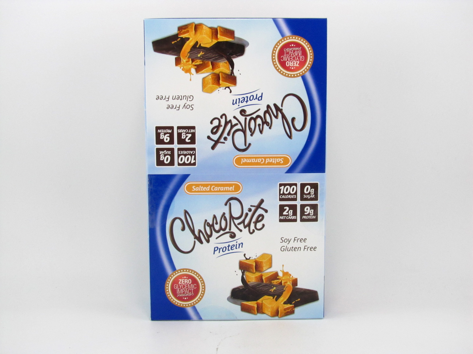 Chocorite Protein Bar ( 34g) - Salted Caramel Box of 16 - front view