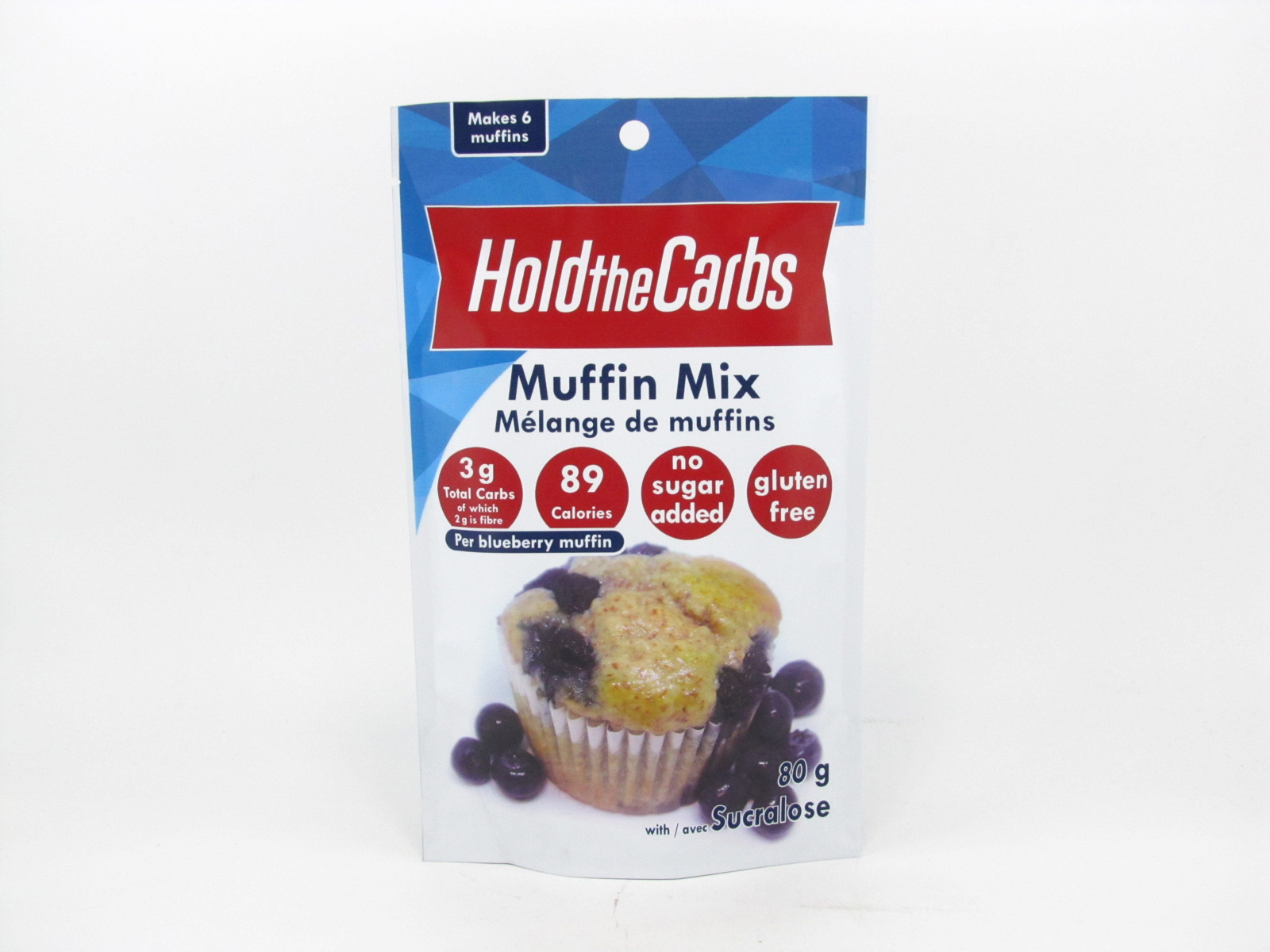 Hold the Carbs - Low Carb Muffin Mix 80g - front view