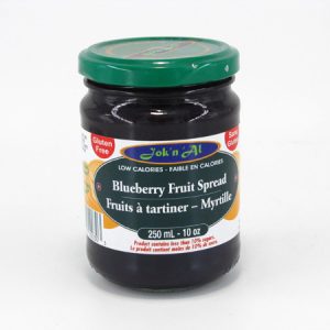 Jok-N-Al Blueberry Fruit Spread - front view