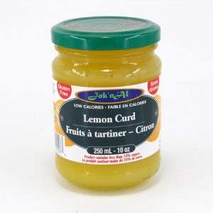 Jok-N-Al Lemon Fruit Spread - front view