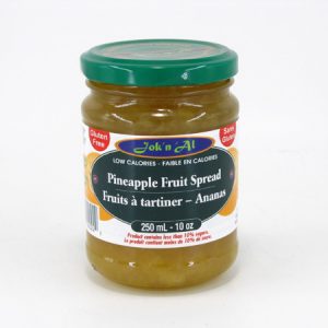 Jok-N-Al Pineapple Fruit Spread - front view