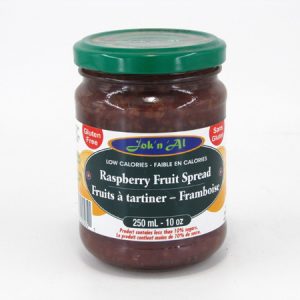Jok-N-Al Raspberry Fruit Spread - front view