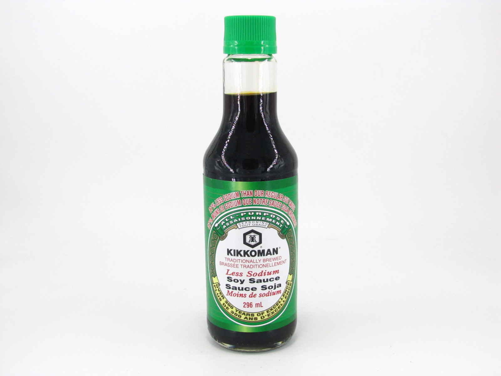 Kikkoman Low Sodium Soy Sauce - front view Kikkoman Low Sodium Soy Sauce - front view