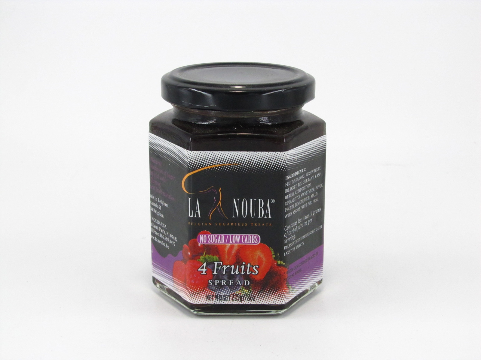 La Nouba Fruit Spread - 4 Fruits - front view