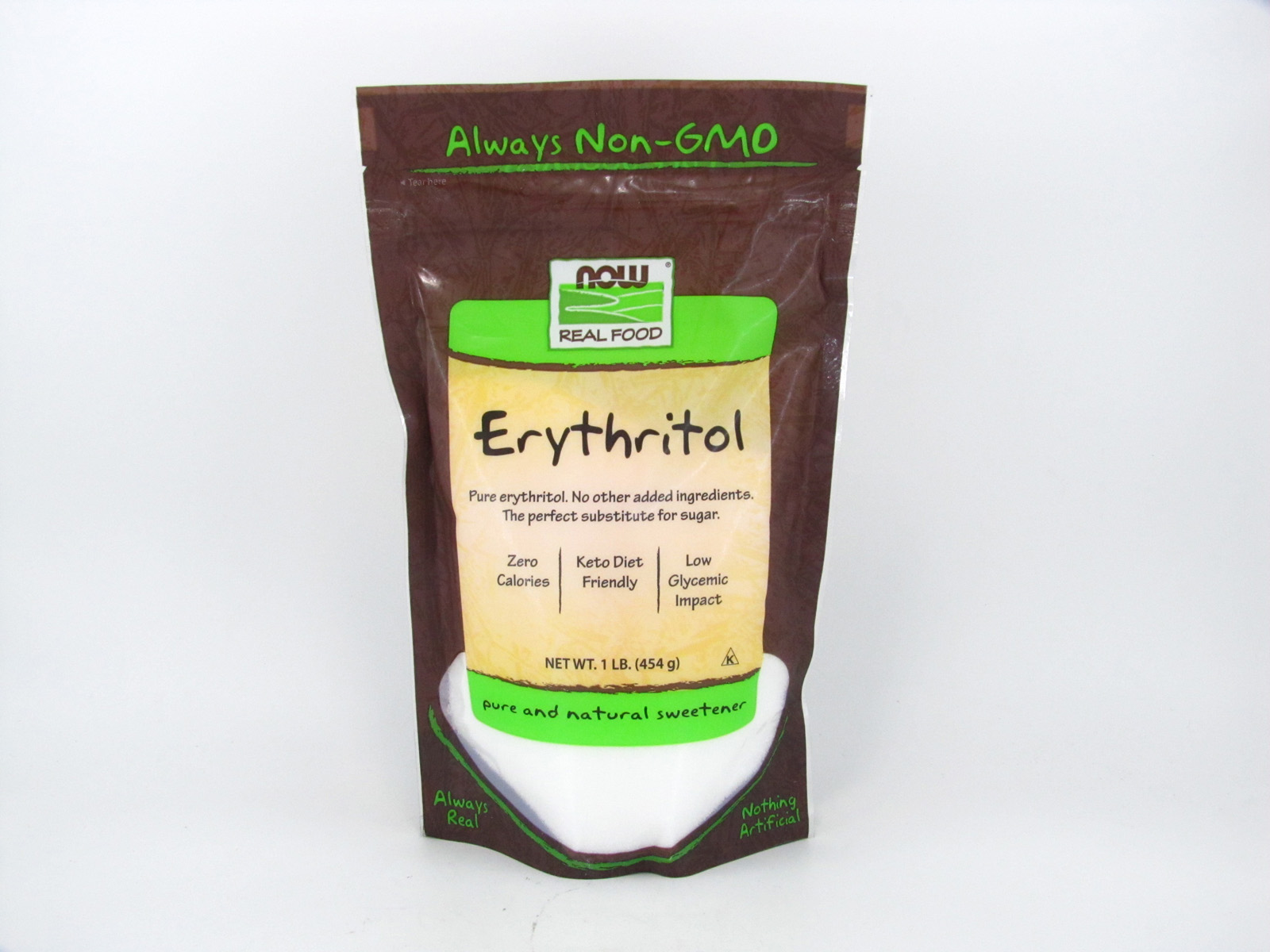 Now - Erythritol (454g) - front view