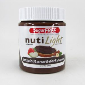 Nuti light - Hazelnut Spread & Dark Chocolate - front view