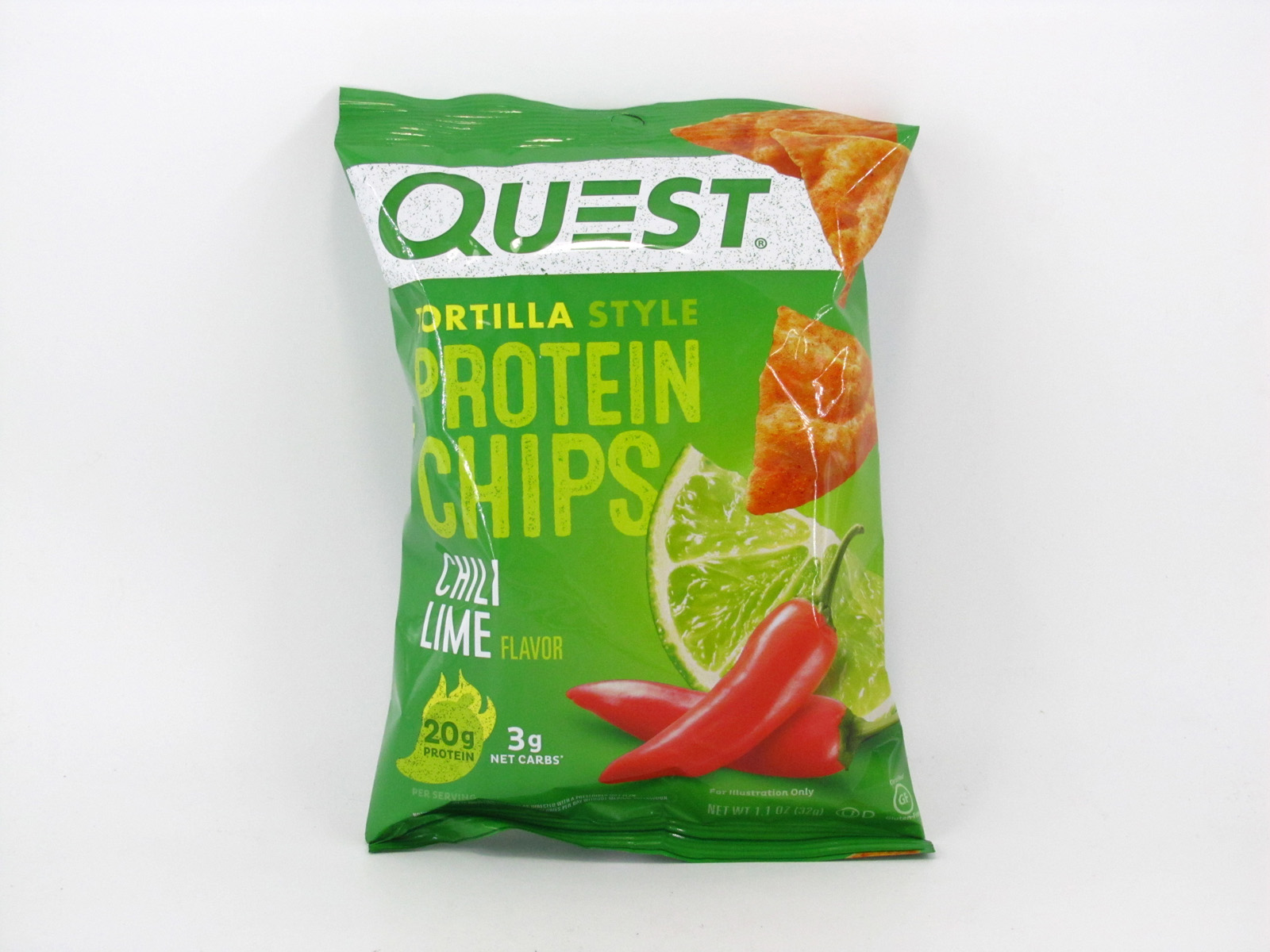 Quest Protein Chips - Chili Lime - front view