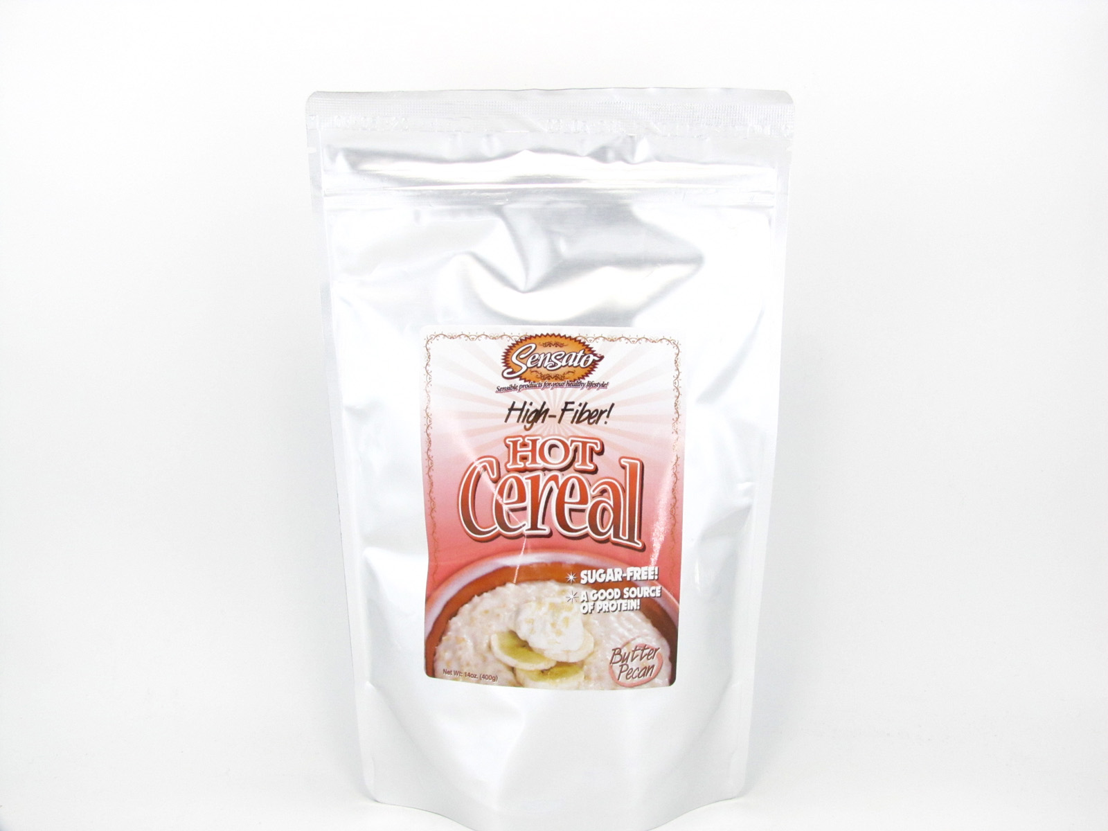 Sensato Hot Cereal - Butter Pecan - front view