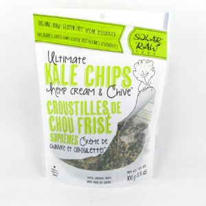 Kale Chips - Hemp Cream & Chives - front view