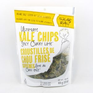 Kale Chips - Spice Curry Lime - front view
