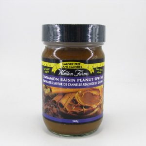 Waldenfarms Peanut Spread - Cinnamon Raisin - front view