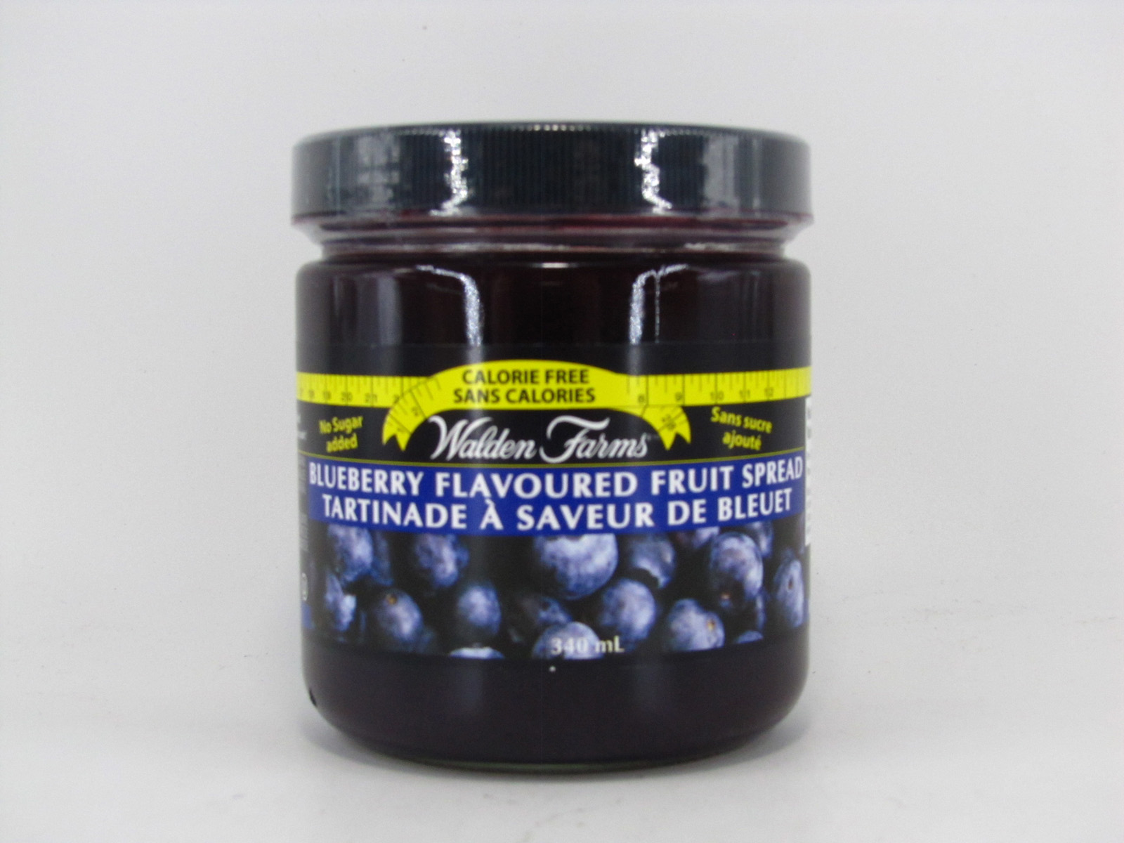 Waldenfarms Fruit Spread - Blueberry - front view Waldenfarms Fruit Spread - Blueberry - front view