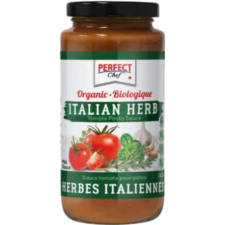 Perfect Chef Organic Italian Herb Pasta Sauce 740ml