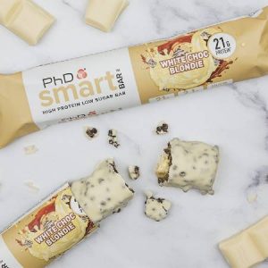 PhD Performance Nutrition Smart Bar White Chocolate Blondie Box of 12 Bars