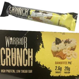 Warrior Crunch Protein Bar Banoffee Pie 64g